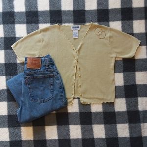 Lima Bean Cardigan•Vintage